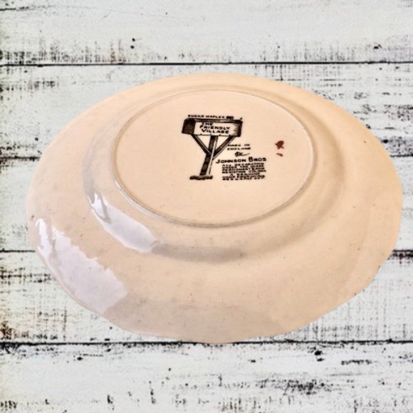 Johnson Bros Friendly Village Bread + Butter Dessert Plate Sugar Maple 6” - Picture 5 of 9